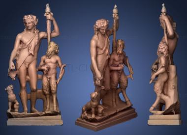 3D model Dionysos and Pan (STL)